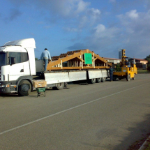 costruzione edificio in legno